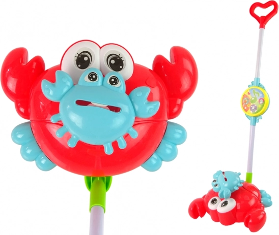 Leuchtender Krabben-Schiebe-Spielzeug mit Musik