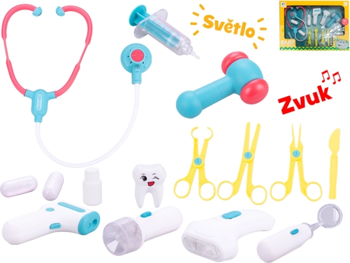 Doktor-Set mit Licht- und Soundeffekten, batteriebetrieben