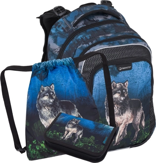 Bagmaster Lumi 24 F Schulset für Erstklässler – Wolf