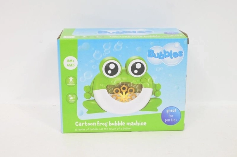 Seifenblasenautomat – Frosch, automatischer Seifenblasenmacher