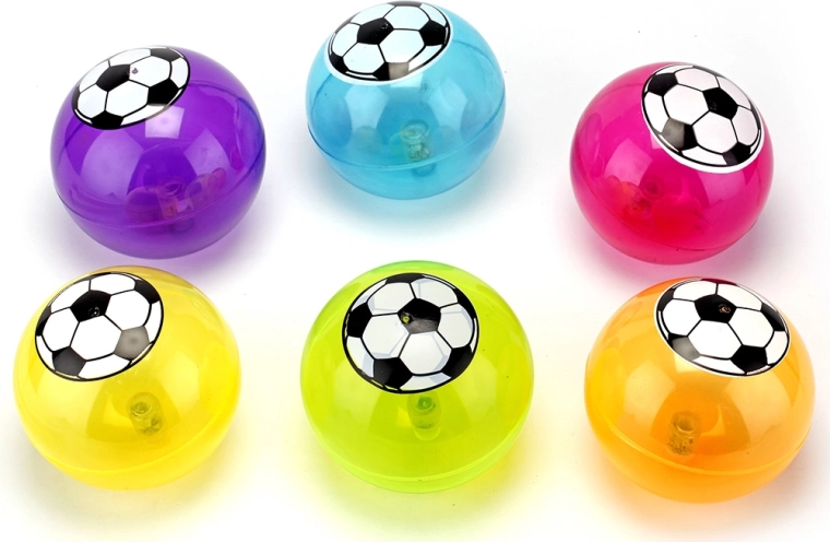 Springender Fußball mit LED-Lichtern 105 mm