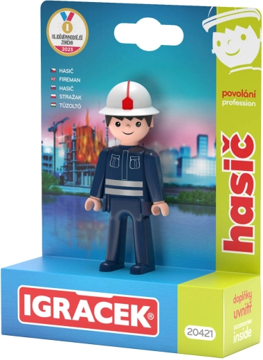 EFKO Igráček Feuerwehrmann – Figur mit Zubehör