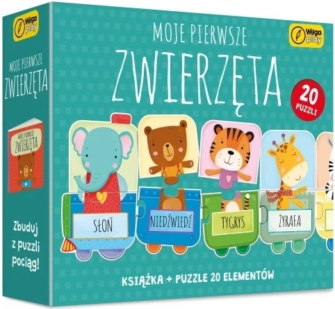 Meine ersten Tiere: Puzzle und Buch