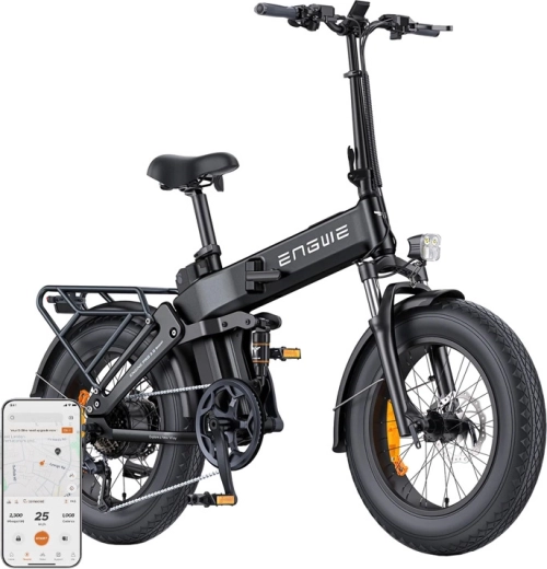 Engwe Engine Pro 3.0 Boost faltbares E-Bike 250 W 20" schwarz