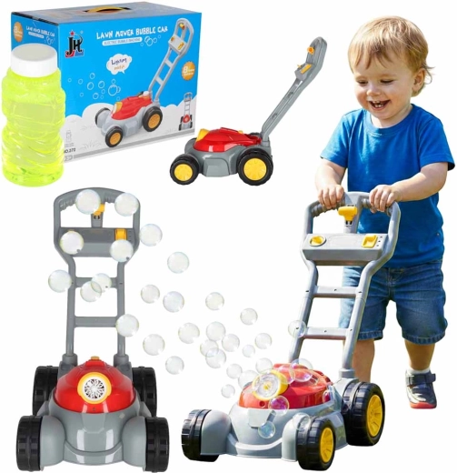 Kinder-Seifenblasen-Rasenmäher mit Licht und Sound