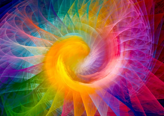 Puzzle Regenbogen-Heiligenschein 1000 Teile