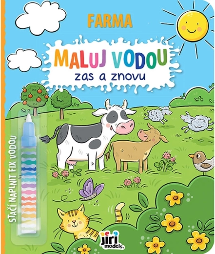 Male mit Wasser – immer wieder: Bauernhof