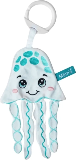 Raschelnde hängende Stoffspielzeug Qualle für Babys 0+ Mom's Care