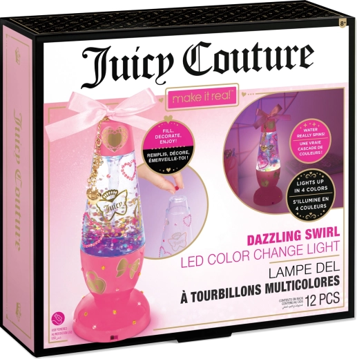 Juicy Couture Funkelwirbel-LED-Lampe mit Farbwechsel