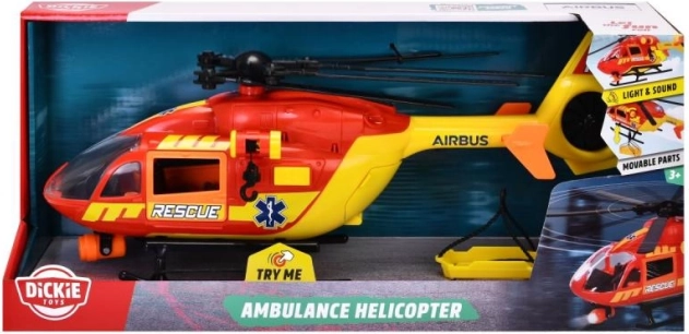 Rettungshubschrauber mit Effekten 36 cm