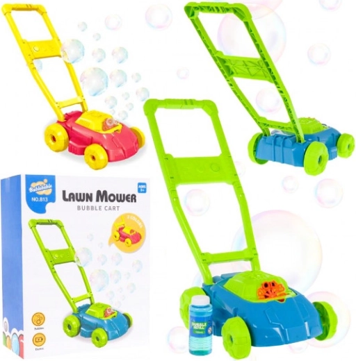 Kinder-Rasenmäher mit Seifenblasen – Bubble-Rasenmäher für den Garten