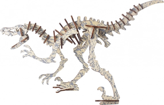 Woodcraft Holz 3D-Puzzle Peinonychus