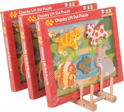 Bigjigs Toys Holzständer für Puzzles