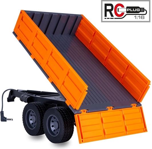 Kippanhänger für RC-Traktor JAMARA 1:16, orange