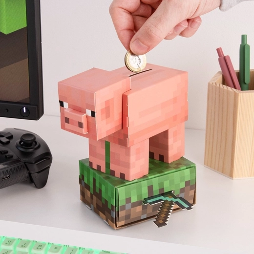 Minecraft Kreativ-Bausatz Sparschwein
