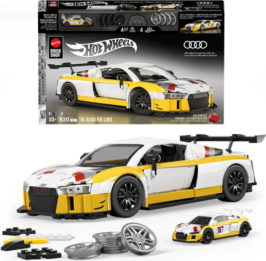 Hot Wheels Brick Shop ’15 Audi R8 LMS Bausteinset 820 Teile