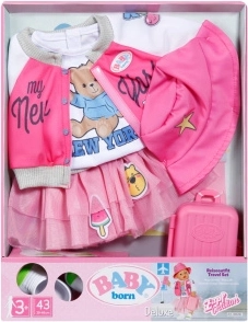 BABY born Reise-Outfit für Puppen 43 cm