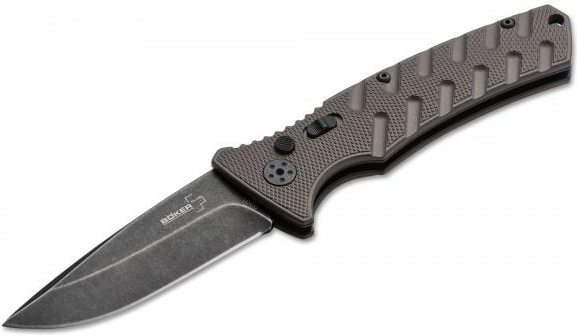 Böker Plus Strike Drop Point Coyote Automatikmesser