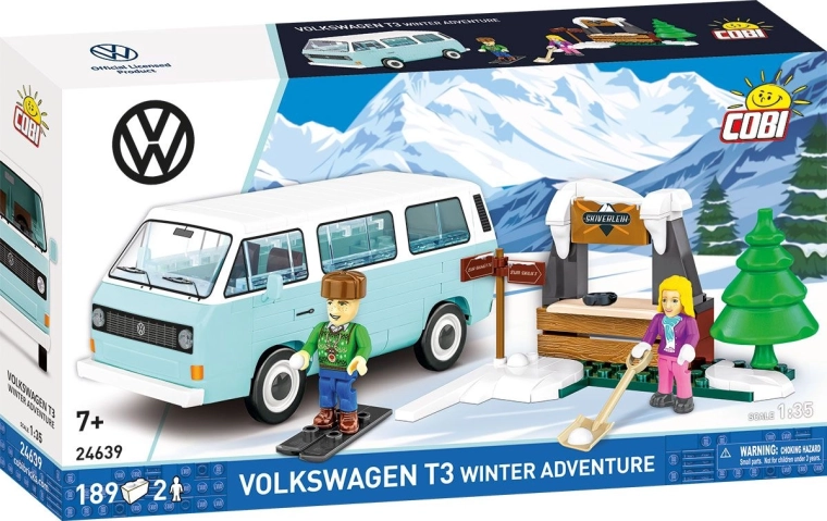 Bausatz Cobi Volkswagen T3 Winterabenteuer (189 Teile)