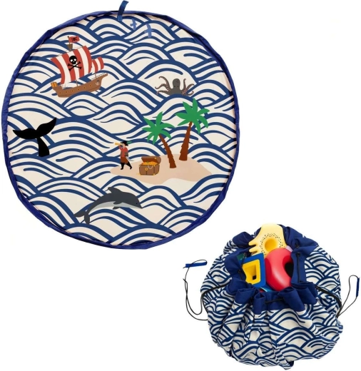 Play&Go Noomad Outdoor-Spieldecke und Spielzeugsack Pirate – 1 Stück