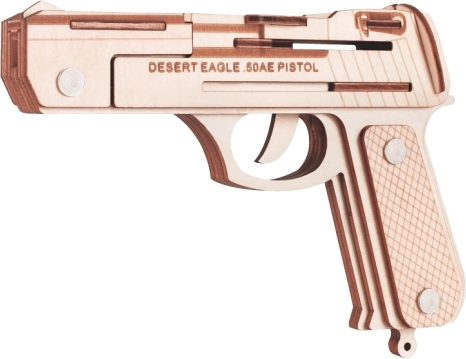 Holz 3D Puzzle Pistole Desert Eagle