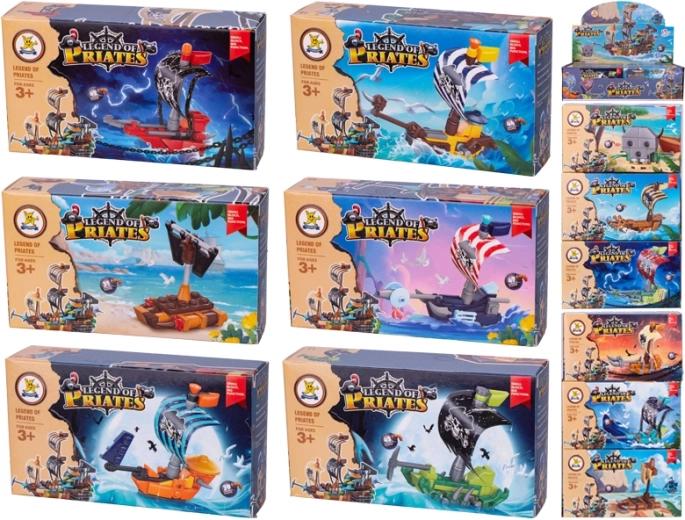 Piraten-Bausatz – Mini-Sets mit 28–51 Teilen