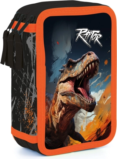 Dreistöckiges Schüleretui Dino ohne Füllung