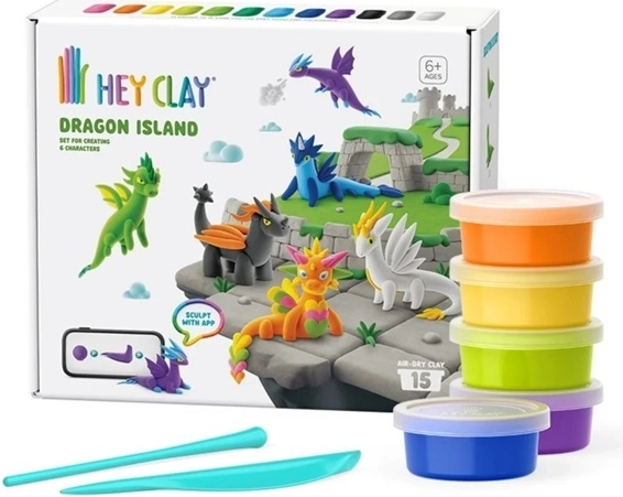 HeyClay Dracheninsel – kreative Knetset