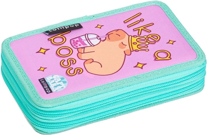 Federmäppchen LizzyCard Capybara, 2 Etagen
