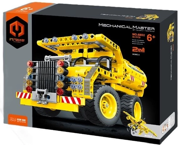 Mechanical Master 2v1 Baukasten – Kipplaster und Gleiter (361 Teile)
