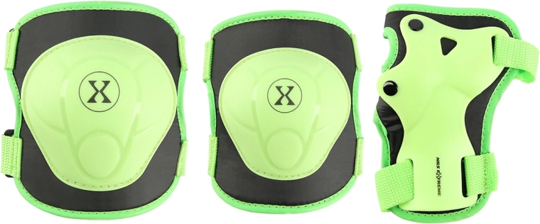 Set aus Schützern zum Inlineskaten und Skateboarden NILS Extreme H704 – grün – S