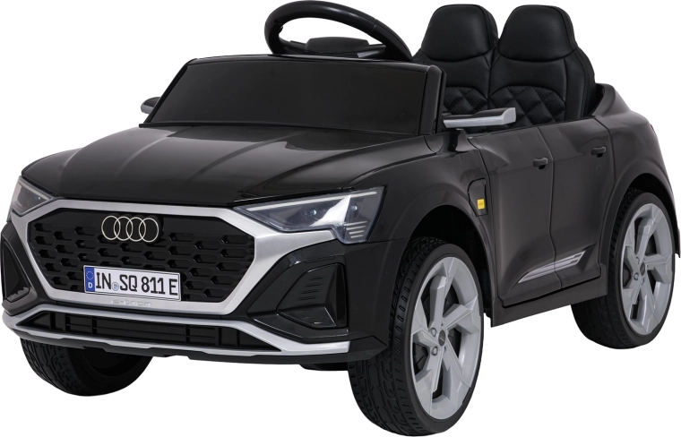 Elektrisches Kinderauto Audi SQ8, schwarz, mit Fernbedienung
