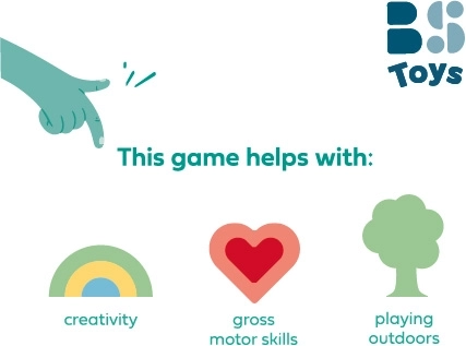 Spiele mit Kreide auf dem Gehweg – kreatives Outdoor-Set für Kinder