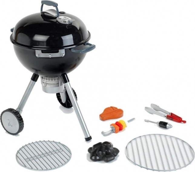 Interaktiver Kinder-Gartengrill auf Rädern WEBER mit Zubehör, Licht und Sound
