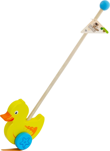 Babu Holz-Entchen an Stange für Kinder ab 2 Jahren