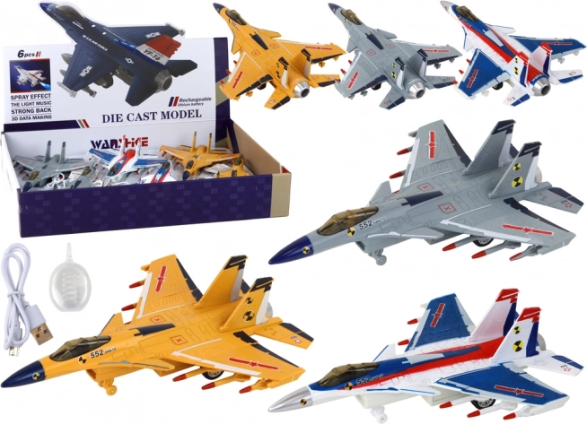 Kinder Flugzeugmodell mit Dampf- und Soundeffekten