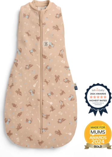 ErgoPouch Wickeltuch und Schlafsack 2-in-1 Cocoon Melody, 3–6 Monate, 1,0 TOG