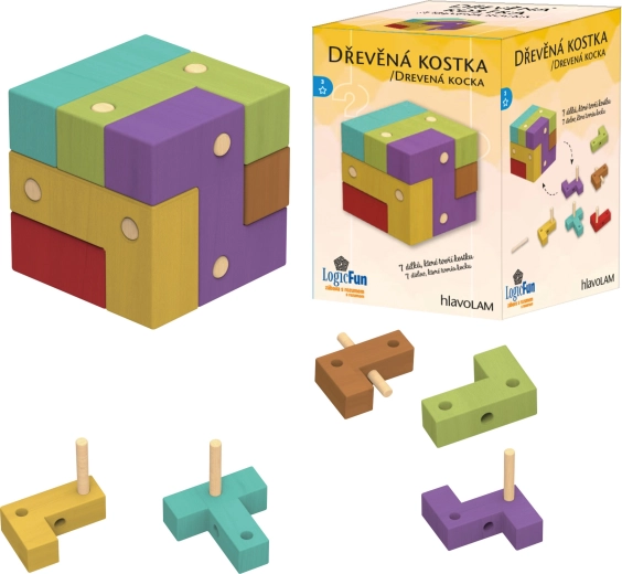 IQ-Holzwürfel-Puzzle