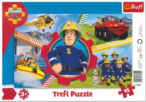 Puzzle Feuerwehrmann Sam 15 Teile