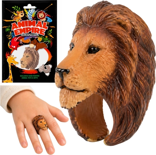 Pädagogischer Kinder-Ring mit Löwenmotiv