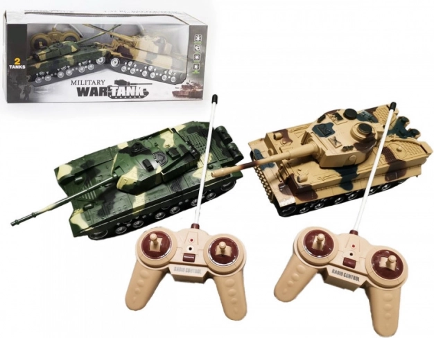 Zwei ferngesteuerte Kampfpanzer R/C – 1 Stück