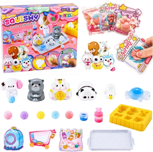 Kreativset zur Herstellung von DIY-Squishy-Tierchen mit Silikonmasse
