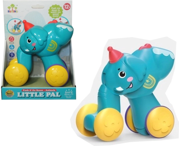 Lustiges Press-&-Go-Spielzeug – Elefant für Babys
