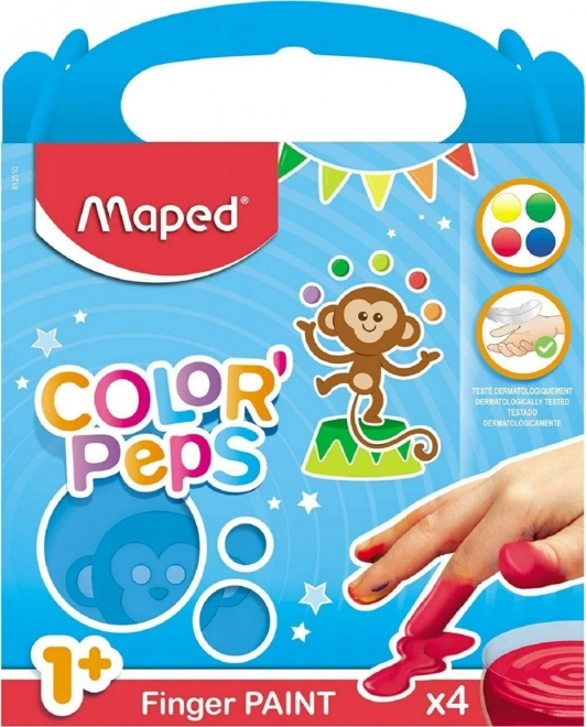 Maped Fingerfarben 4 Farben