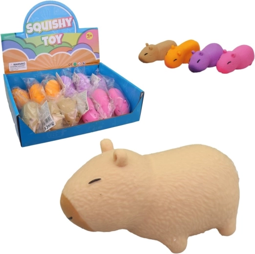 Squishy-Kapybara-Spielzeug im Display-Box (12 Stk.)