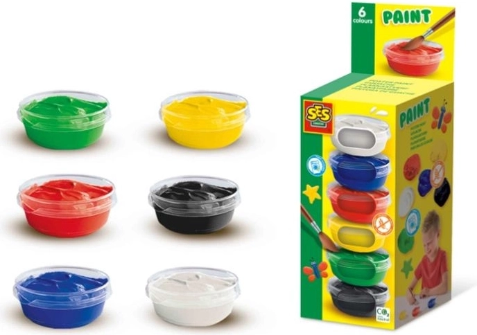 SES Creative Plakatfarben 6 × 45 ml
