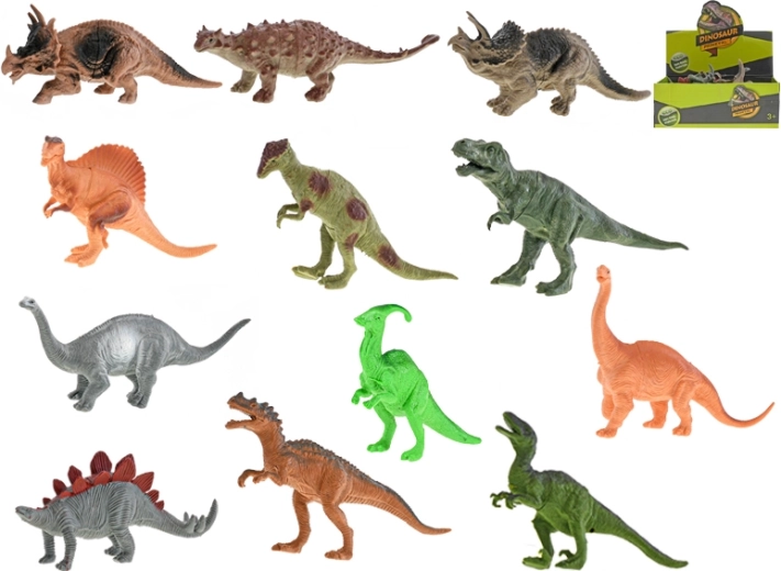 Set Dinosaurier 14–18 cm, 12 Stk.