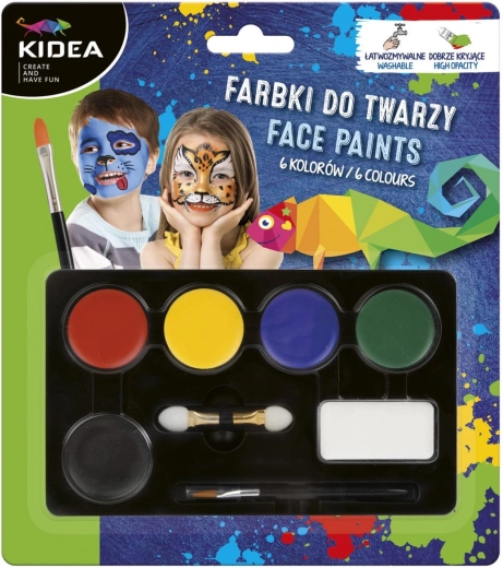 Set Gesichtsschminke Kidea - 1 Stück