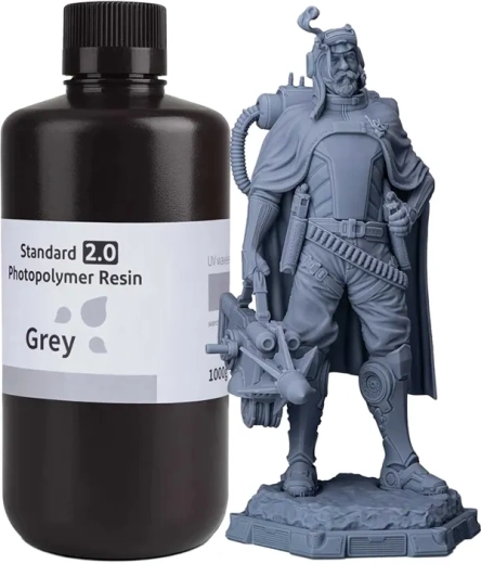 ELEGOO Standard 2.0 Photopolymerharz, grau, 1 kg