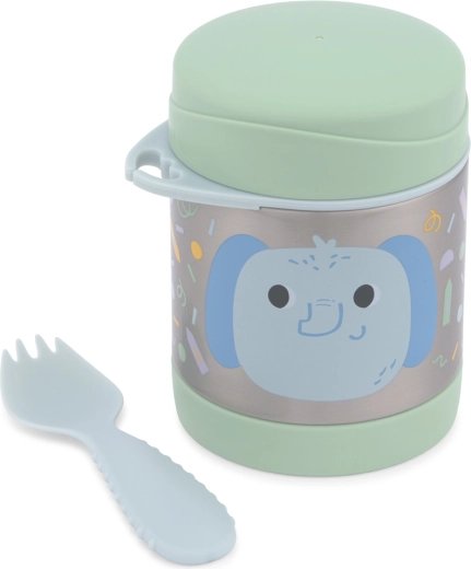 Skip Hop Thermobehälter für Essen mit Spork Besties Squad Elefant